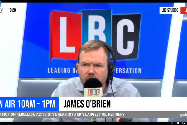 James O'Brien clashes with Brexiter saying move on from the vote